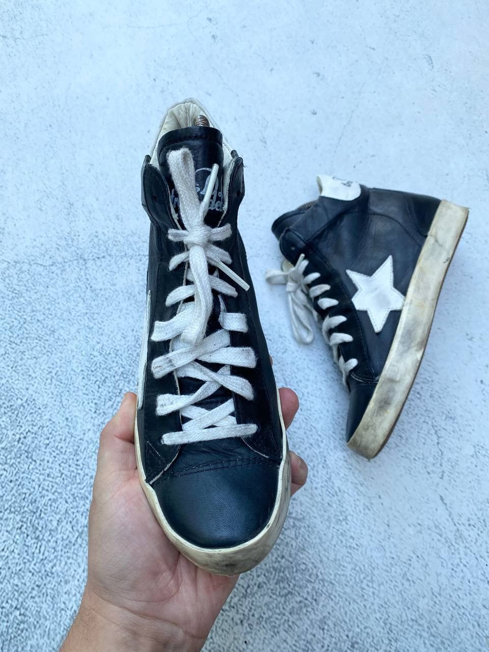If Six Was Nine Vintage Isabel Marant Golden Goose style Faded Sneakers Size US 7 / IT 37 - 6 Thumbnail