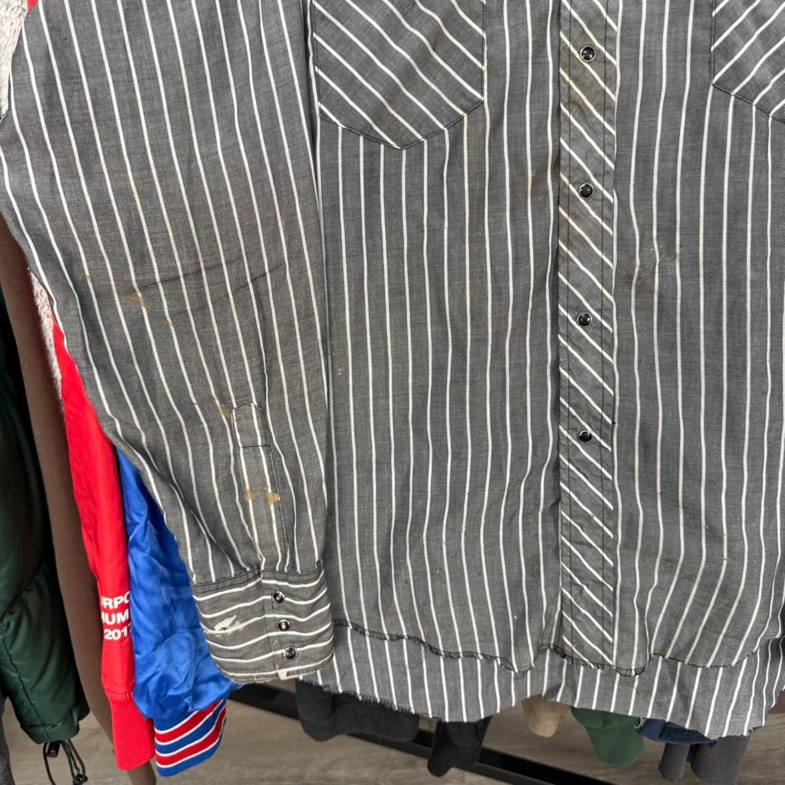 Other Vintage 90s Rustler Western Distressed Pearl Snap Shirt Size US M / EU 48-50 / 2 - 4 Thumbnail