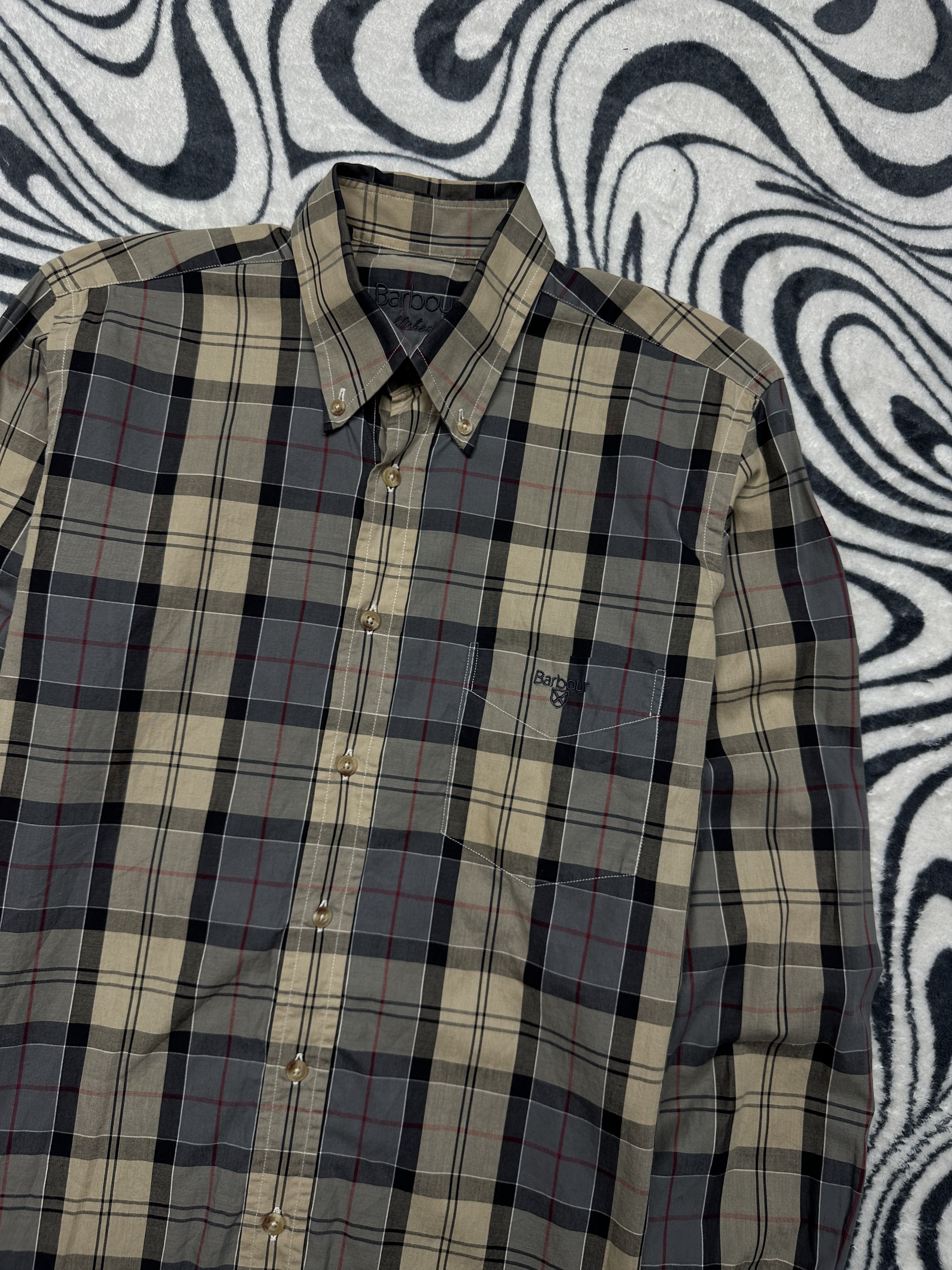 Barbour Barbour Tartan Vintage Mens Plaid Shirt Size US S / EU 44-46 / 1 - 2 Thumbnail