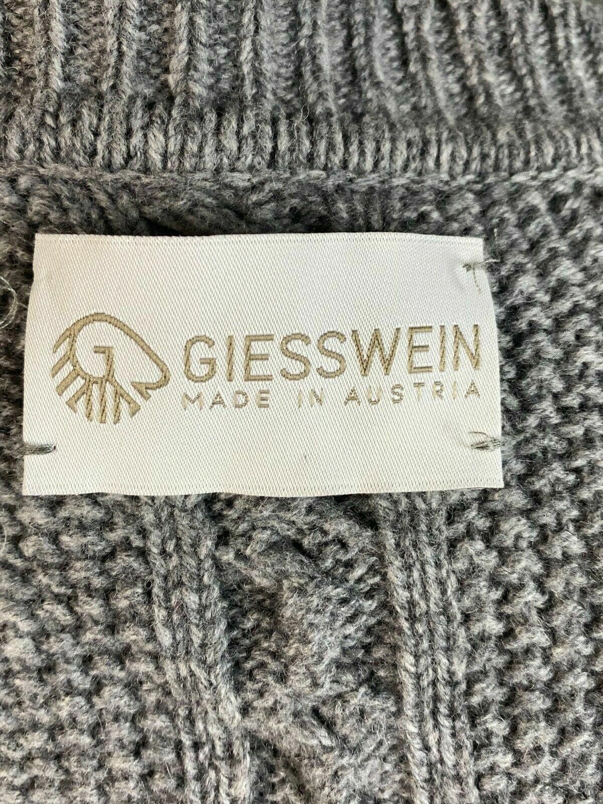GIESSWEIN Ladies Giesswein Austria Grey Wool Knit Size 44 / GB 30 Size M / US 6-8 / IT 42-44 - 8 Thumbnail