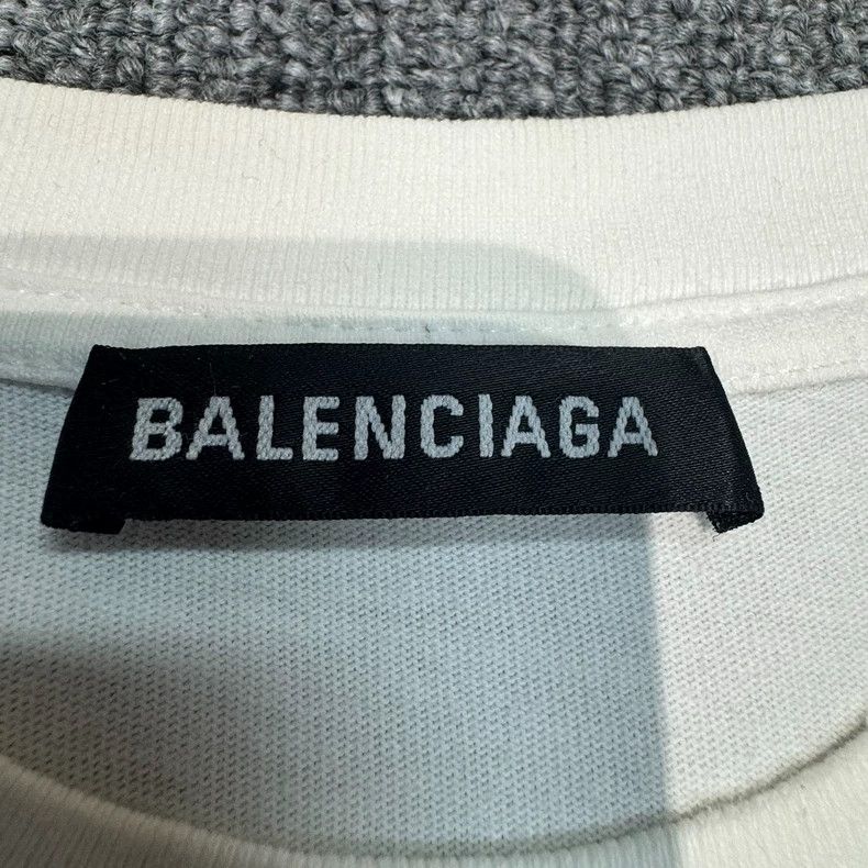 Balenciaga Balenciaga White mailbox logo printed short sleeve T-shirt Size US S / EU 44-46 / 1 - 6 Thumbnail