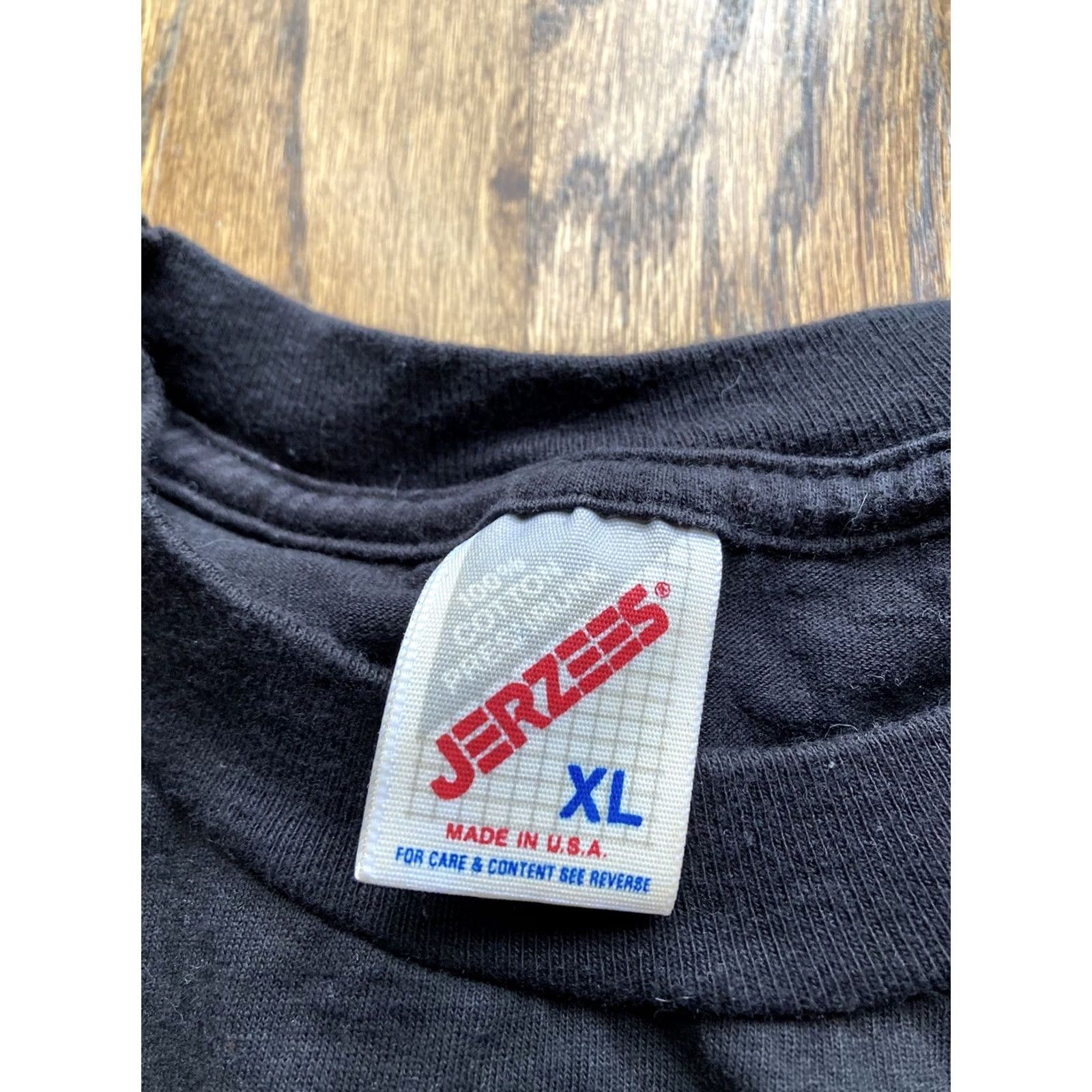 Jerzees VINTAGE Space Galaxy Shirt XL Mens Black Short Sleeve USA Made JERZEES T-Shirt Size US XL / EU 56 / 4 - 4 Thumbnail