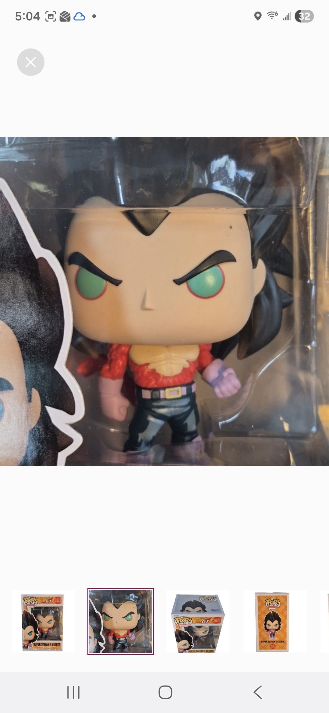 Other Funko × Dragon Ball GT S SAIYAN 4 VEGETA Funko Vinyl Figure Size ONE SIZE - 2 Thumbnail