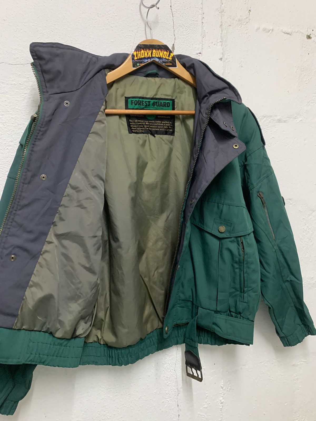Japanese Brand Vintage Ski Forest Guard Hoodie Size US M / EU 48-50 / 2 - 5 Thumbnail