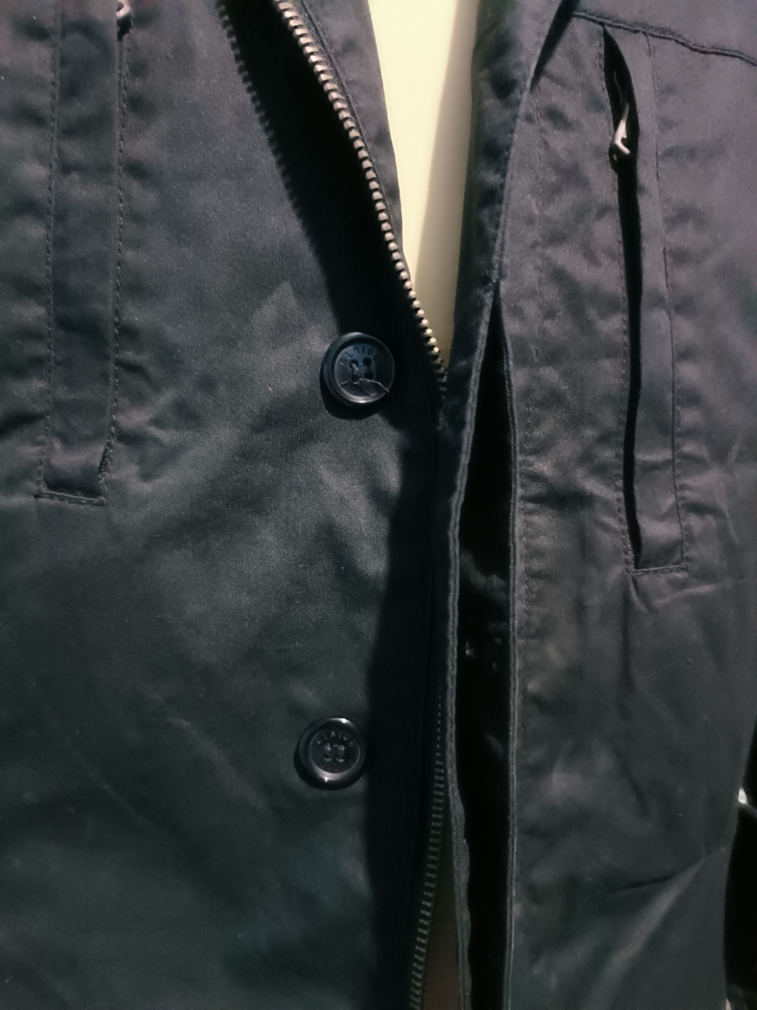 Japanese Brand Men's Blazer With Double Zipper and Button Closure Size 38R - 6 Thumbnail