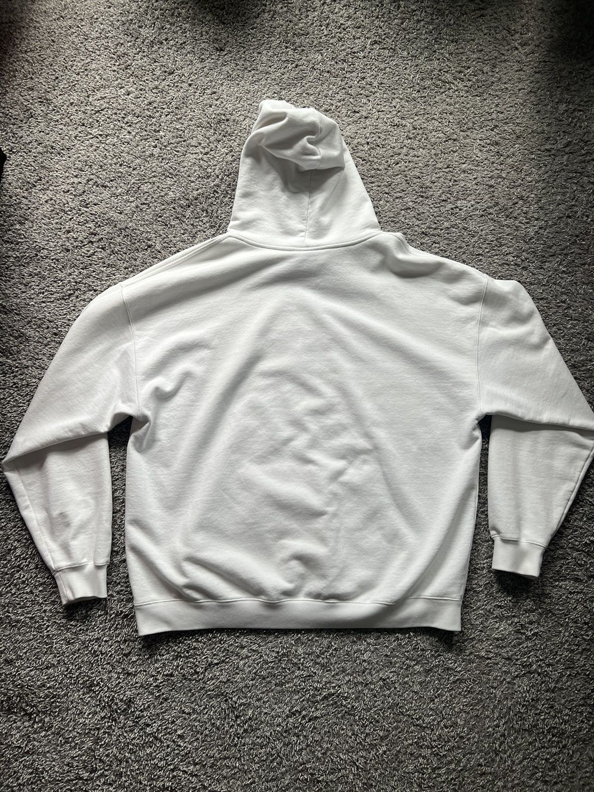Vetements Vetements White Haute Couture Logo Oversized Hoodie Medium M Size US M / EU 48-50 / 2 - 8 Thumbnail