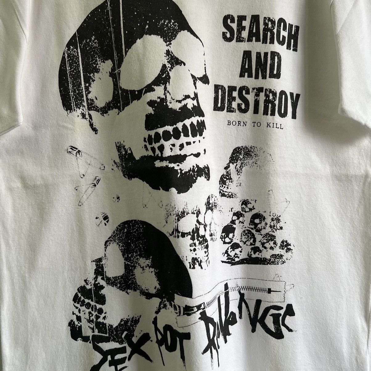 Japanese Brand SEX POT REVENGE SEARCH AND DESTROY TEE Size US M / EU 48-50 / 2 - 3 Thumbnail