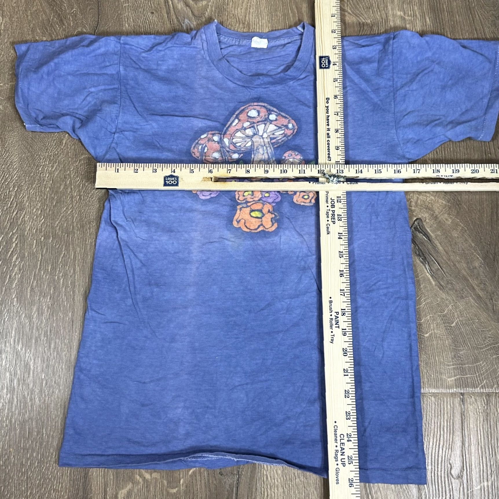 Vintage Vtg Women's Single Stitch Purple T-shirt Short Sleeve Graphic Print Mushroom XXS Shirt Womens Purple Graphic Mushroom 90s Size XXS / US 00 / IT 34 - 2 Thumbnail