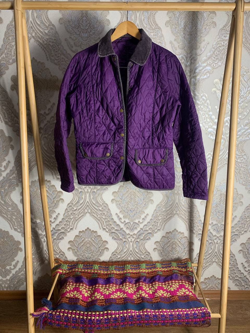 Barbour × Vintage VERY RARE BARBOR VINTAGE QUILT JACKET ENGLAND STYLE Y2K 90s Size XL / US 12-14 / IT 48-50 - 2 Thumbnail