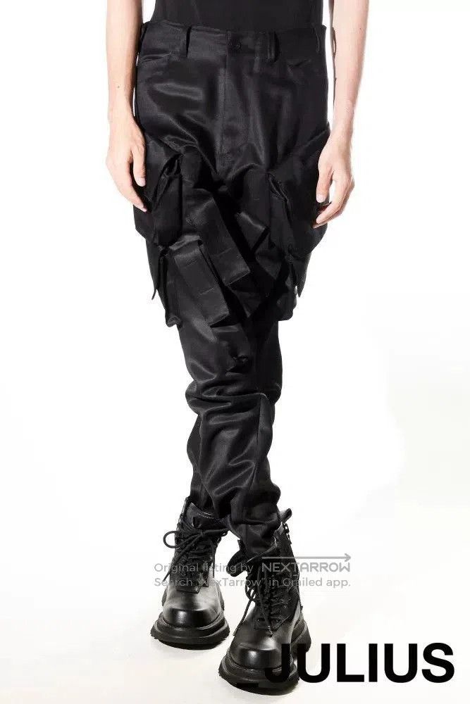 Julius Julius_7 Utility Pants in Black. Size US 28 / EU 44 - 4 Thumbnail