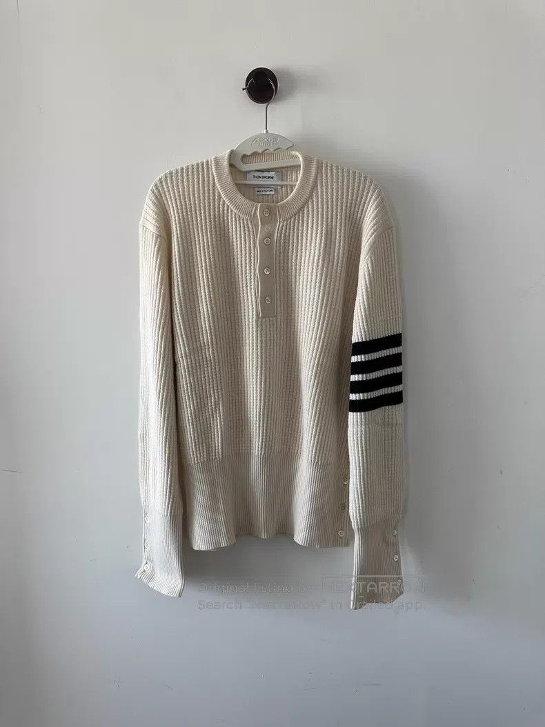 Thom Browne Thom Browne Cashmere sweater Size US XL / EU 56 / 4 - 1 Thumbnail