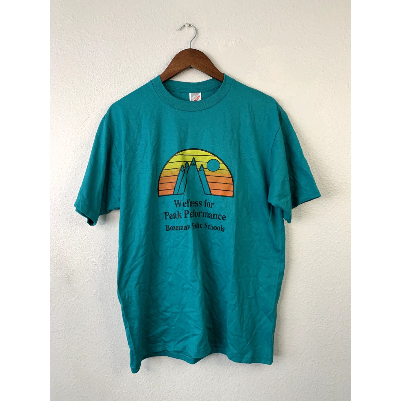 Jerzees Vintage Public School Shirt Bozeman T-Shirt Tee VTG 90s L Size US L / EU 52-54 / 3 - 1 Thumbnail