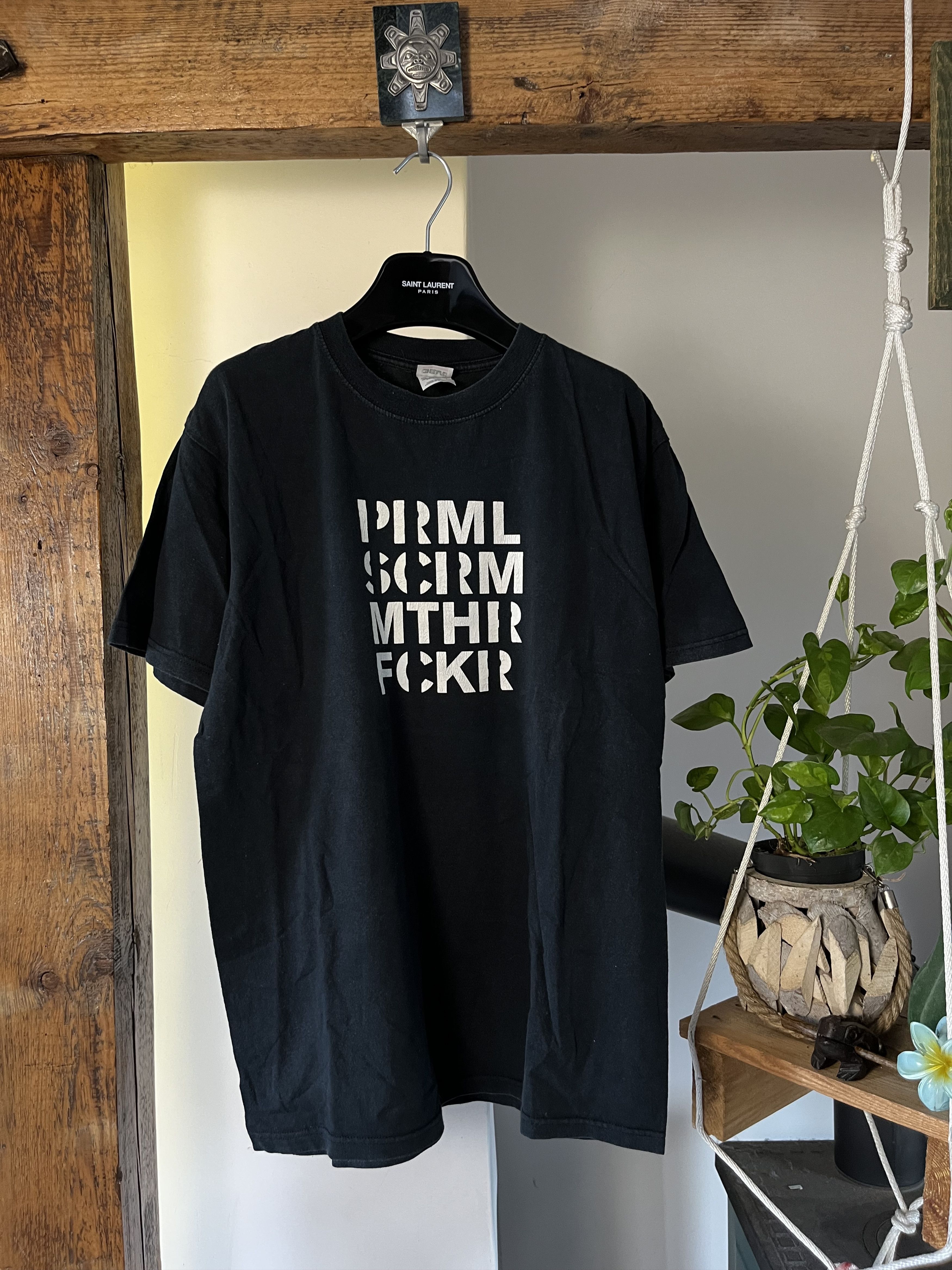 Band Tees × Vintage Vintage late 90s Primal Scream Mother Fucker T-shirt Size US L / EU 52-54 / 3 - 1 Thumbnail