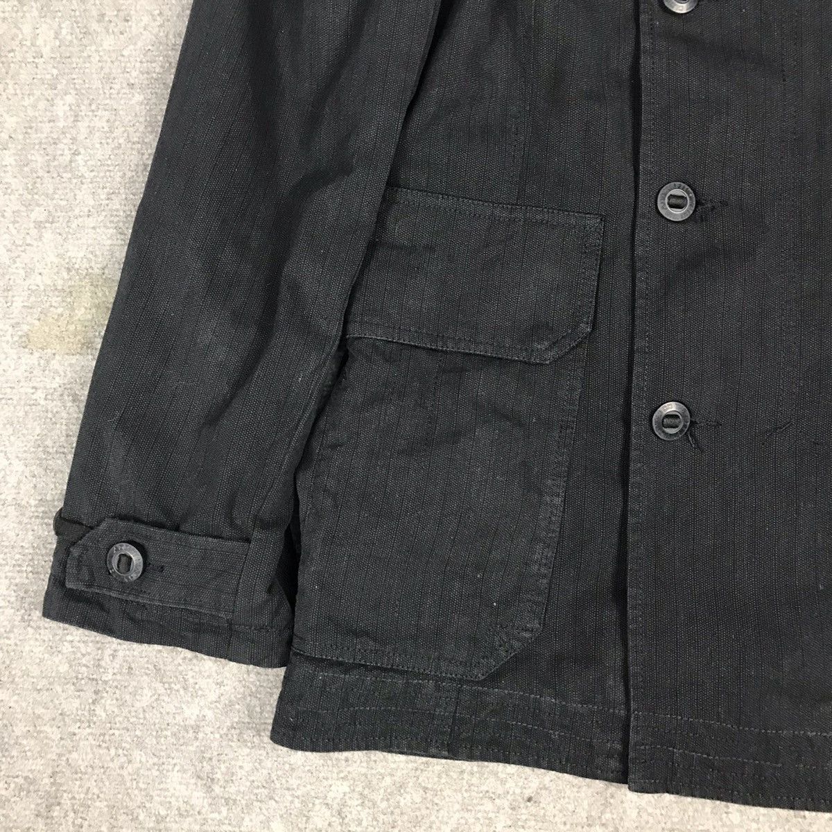 ADDICT ADDICT BLACK PUNK JAPAN STYLE MILITARY JACKET Size US M / EU 48-50 / 2 - 6 Thumbnail