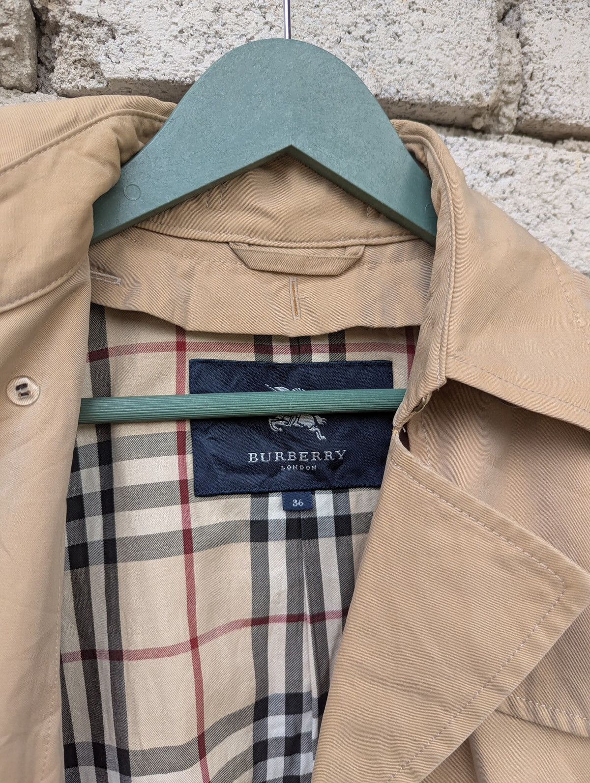 Burberry Burberry Nova Check Trench Coat Size XS / US 0-2 / IT 36-38 - 3 Thumbnail