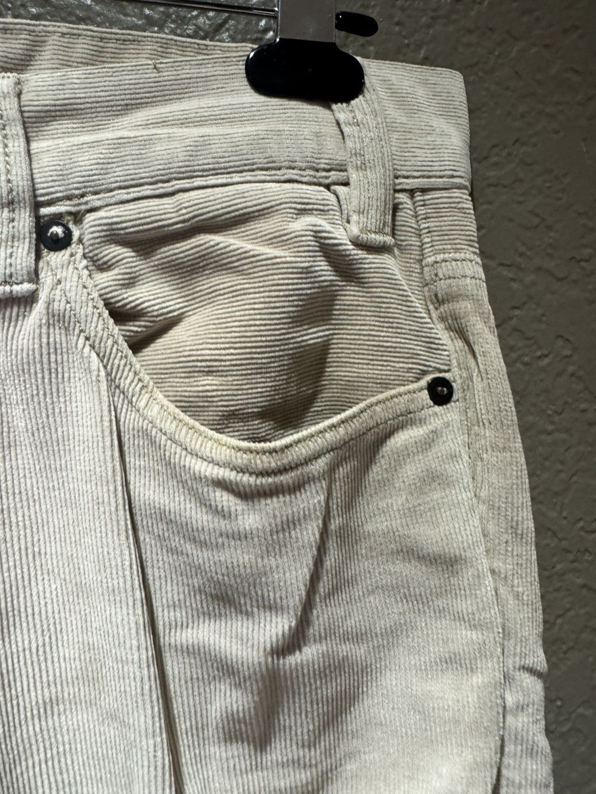 Hurley Hurley Beige Corduroy Straight Leg Light Tan Pants 2000s Y2k Size US 30 / EU 46 - 4 Thumbnail