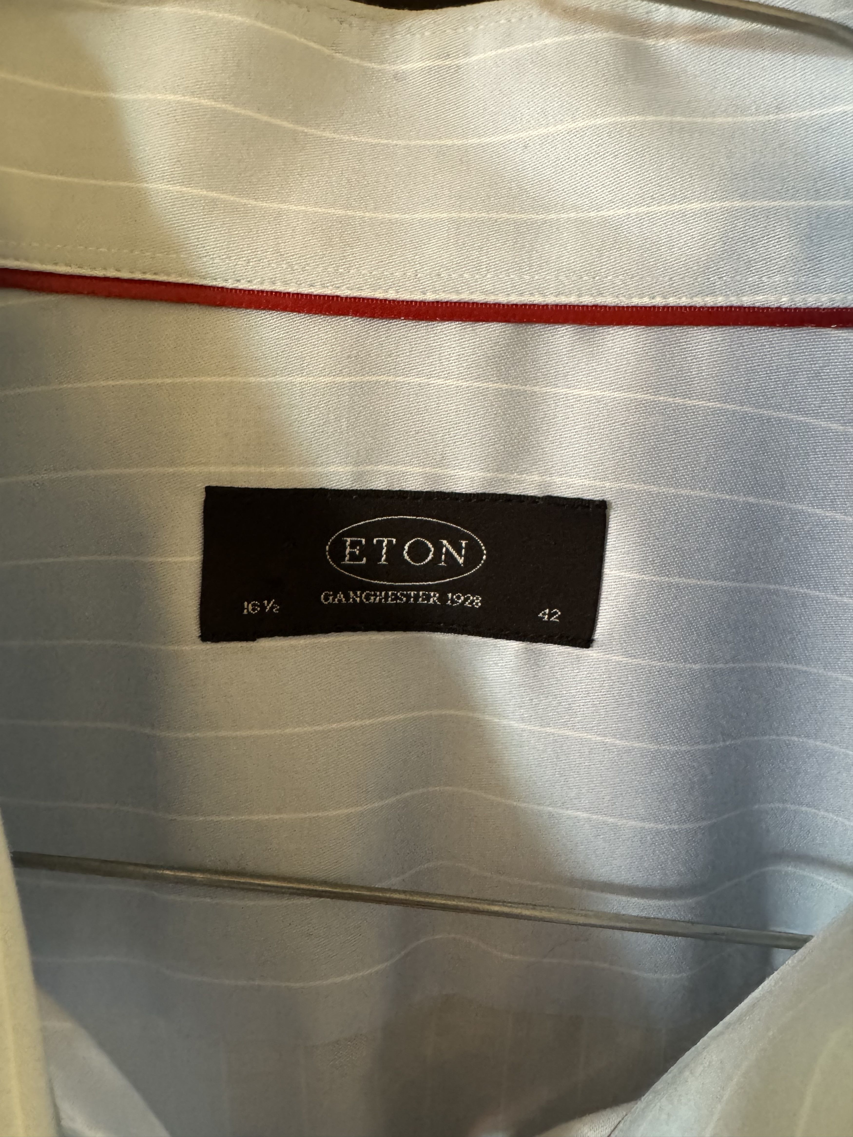 Eton Blue Dress Shirt. Gently Used
