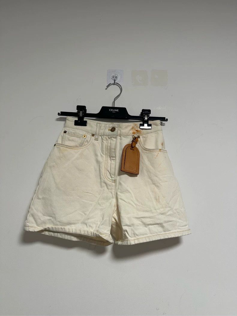 Louis Vuitton LOUIS VUITTON White denim shorts Size 33" - 1 Thumbnail