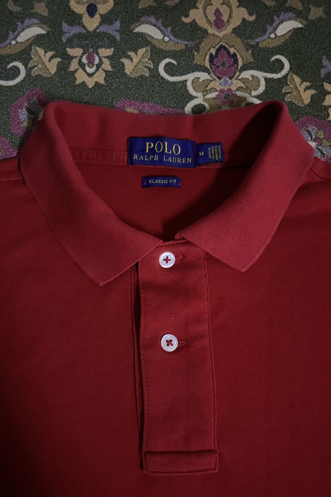 Polo Ralph Lauren Vintage Polo Ralph Lauren Small Logo Polo Tee Size US L / EU 52-54 / 3 - 4 Thumbnail