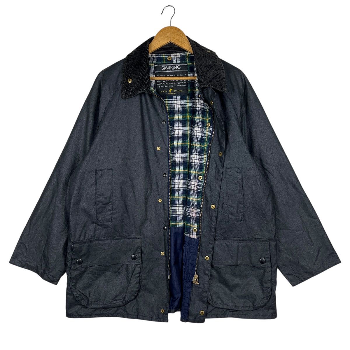 Other Vintage Starring Waxed Hunting Jacket Made In Italy Size US M / EU 48-50 / 2 - 3 Thumbnail