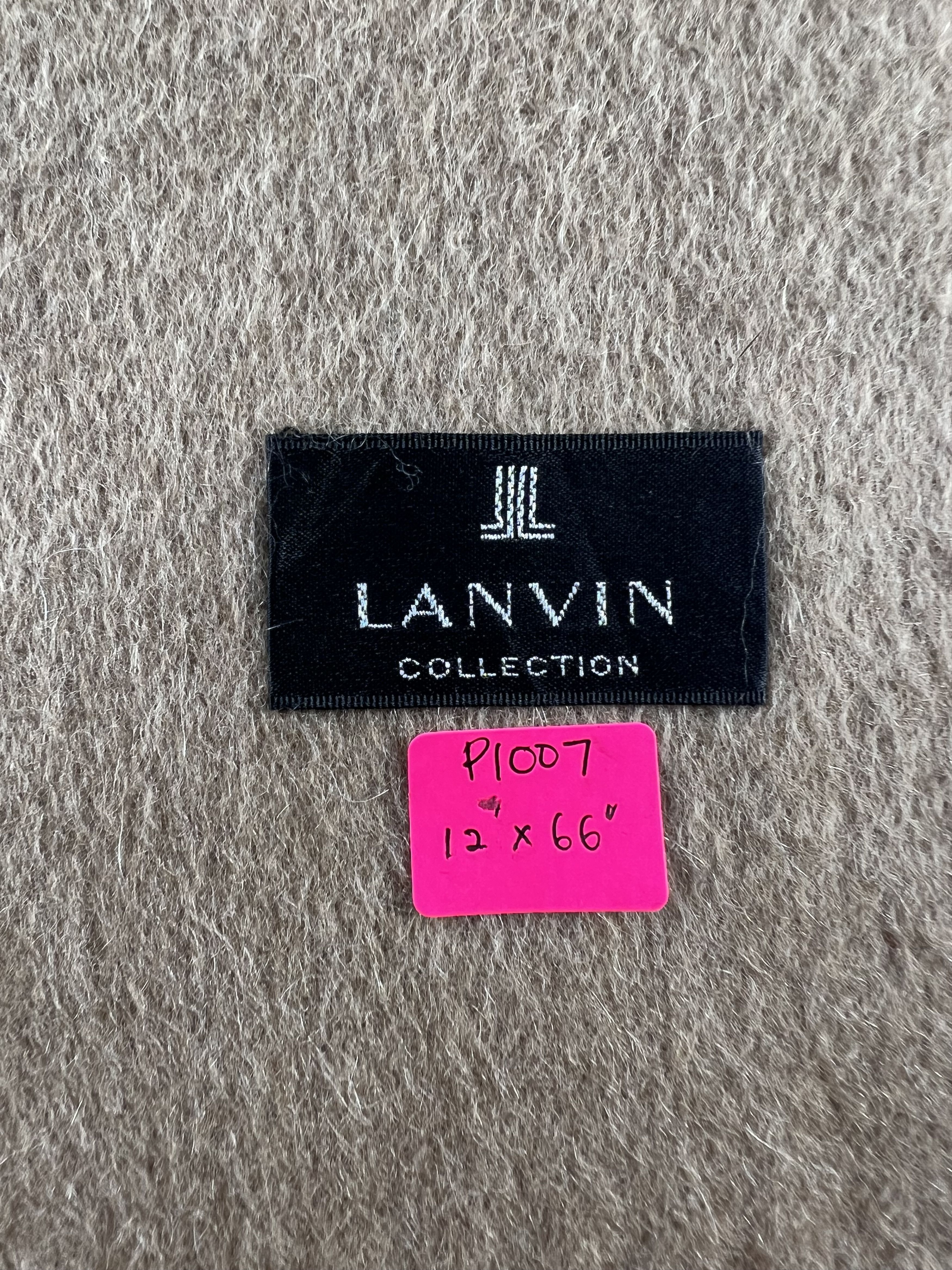 Lanvin Lanvin Cashmere Scarf / Muffler / Neckwear P1007 Size ONE SIZE - 4 Thumbnail