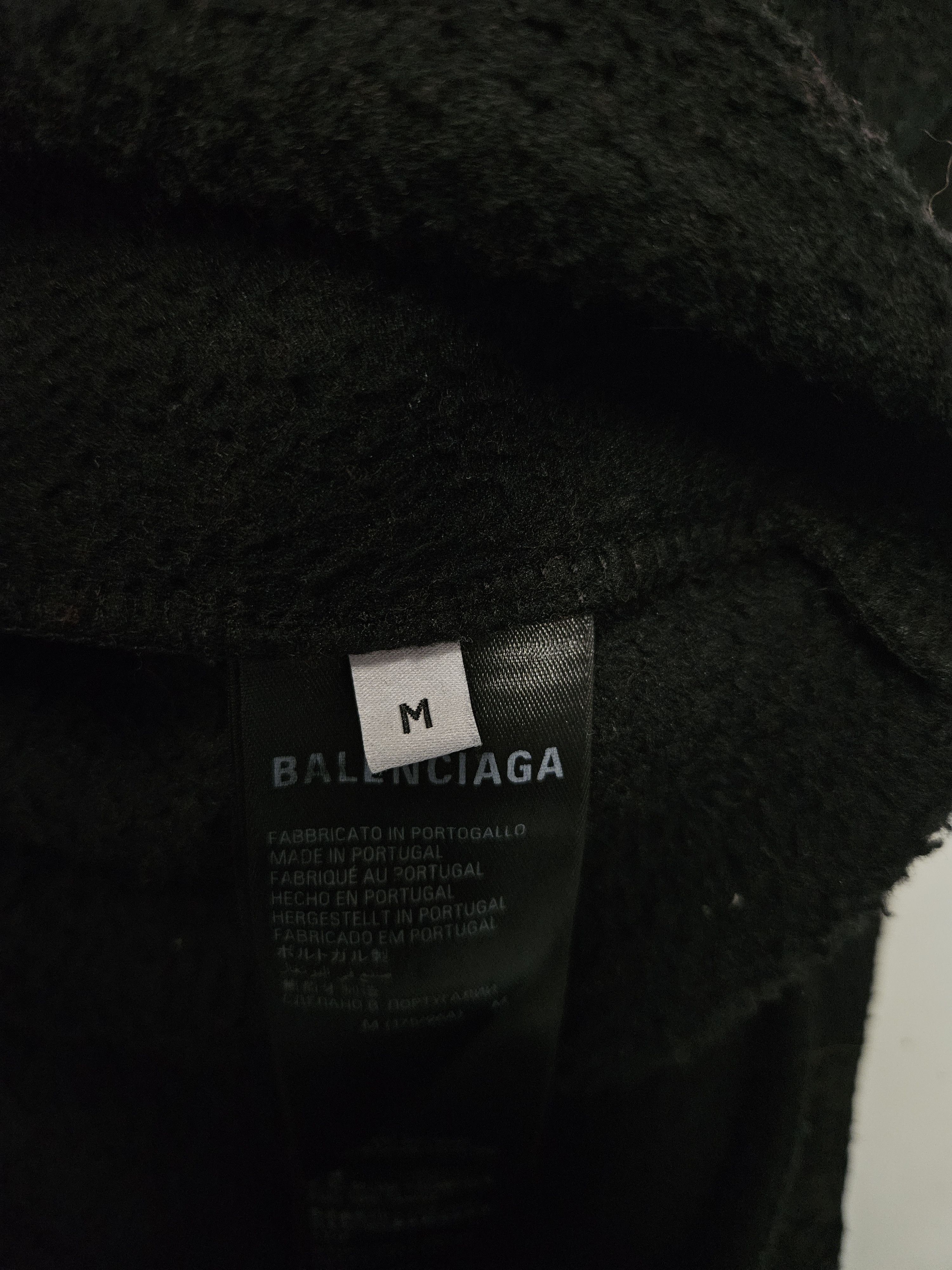 Balenciaga Balenciaga distressed fleece paris moon hoodie Size US M / EU 48-50 / 2 - 15 Thumbnail