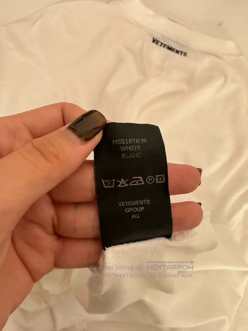Vetements Vetements short sleeves Size US XS / EU 42 / 0 - 4 Thumbnail