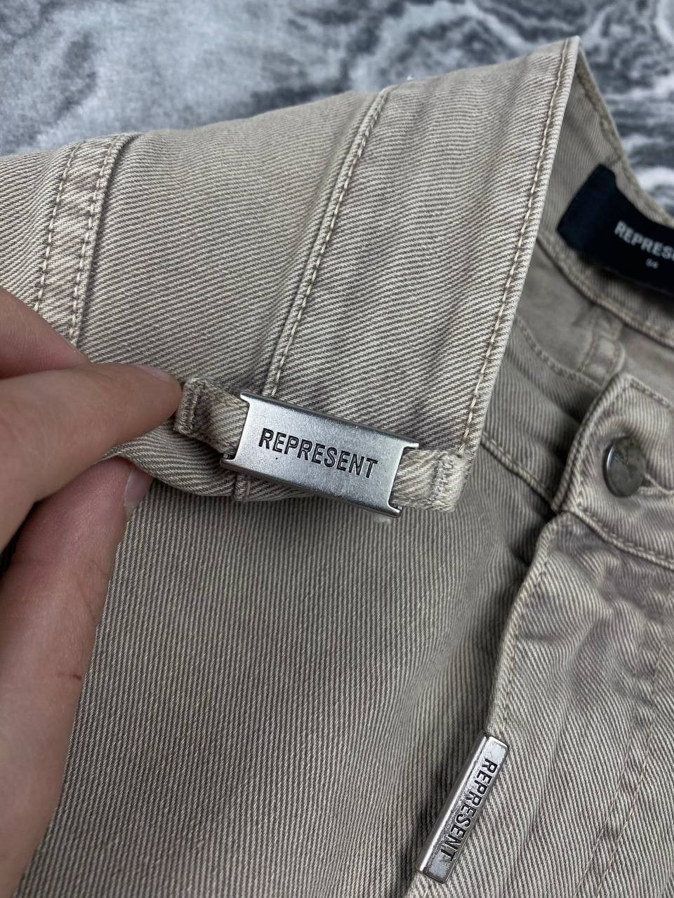 Represent Clo. Represent Carpenter Denim Jeans Men Size 34 Beige Size US 34 / EU 50 - 3 Thumbnail