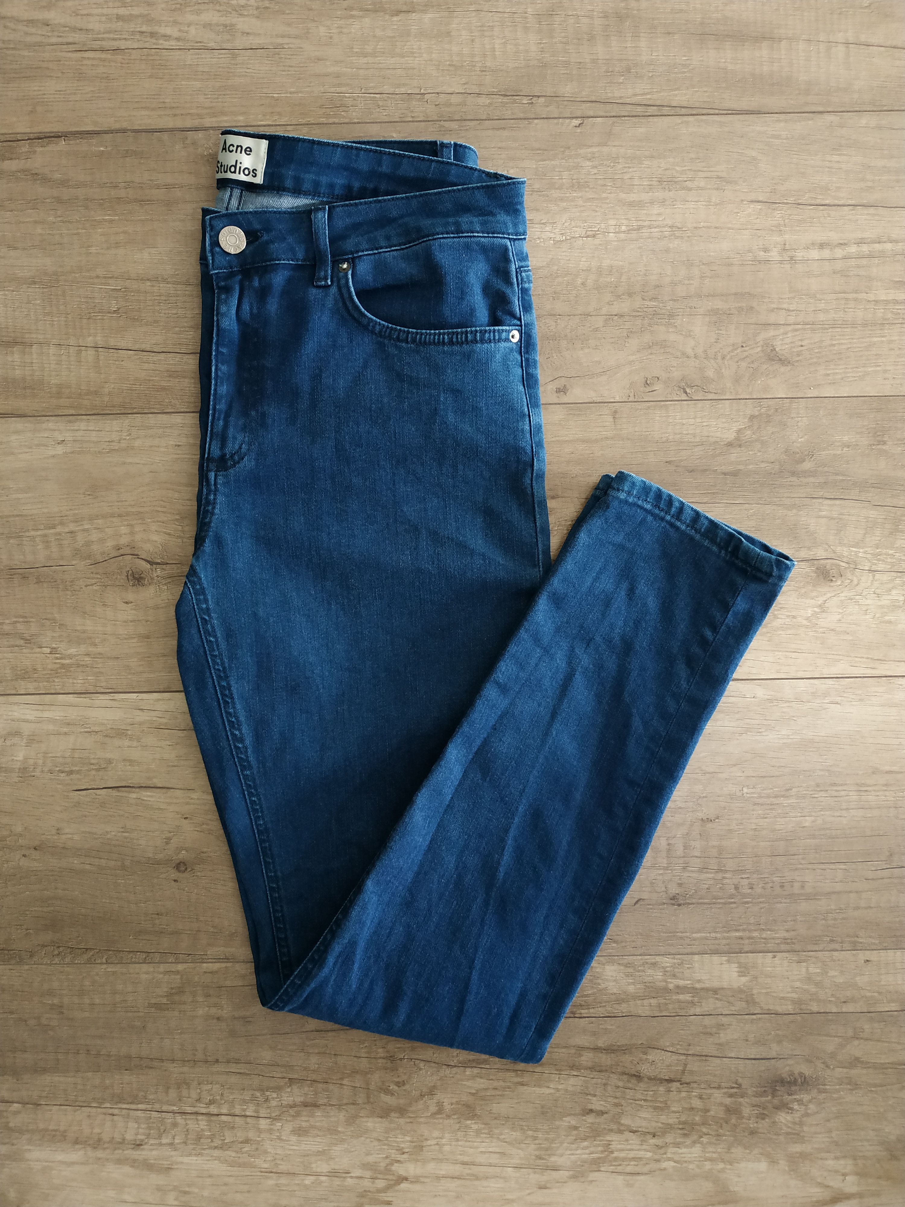 Acne Studios ACNE STUDIOS 'Skin 5 Emerald' Women's Skinny Jeans, W32 L34 Size 32" / US 10 / IT 46 - 1 Thumbnail