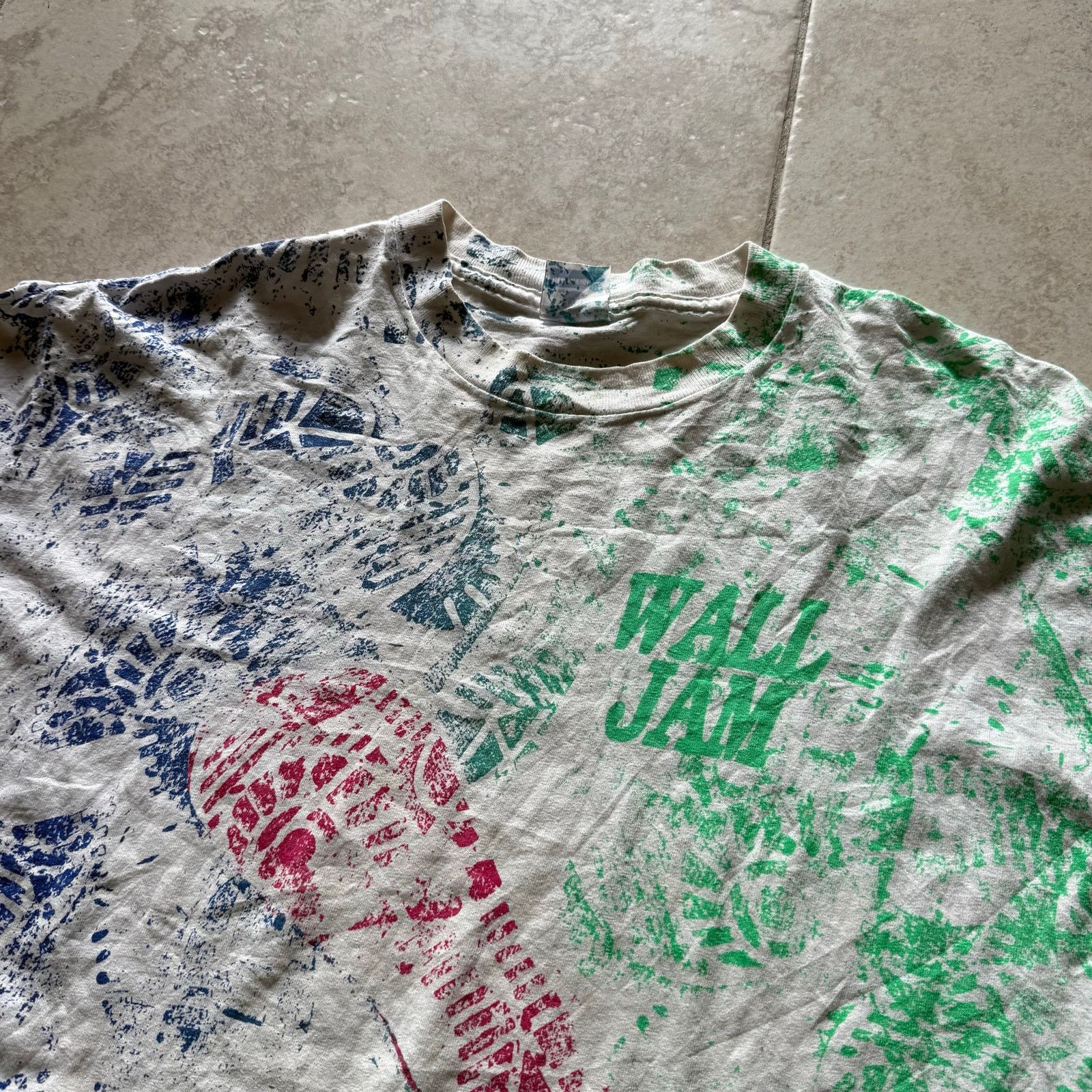 Vintage Vintage 1990 Wall Jam Skate Tee AOP XL Size US XL / EU 56 / 4 - 2 Thumbnail