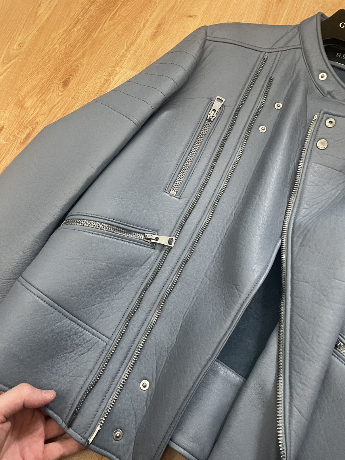 Gucci Gucci Frida Giannini FW14 Leather Biker jacket Size US M / EU 48-50 / 2 - 8 Thumbnail