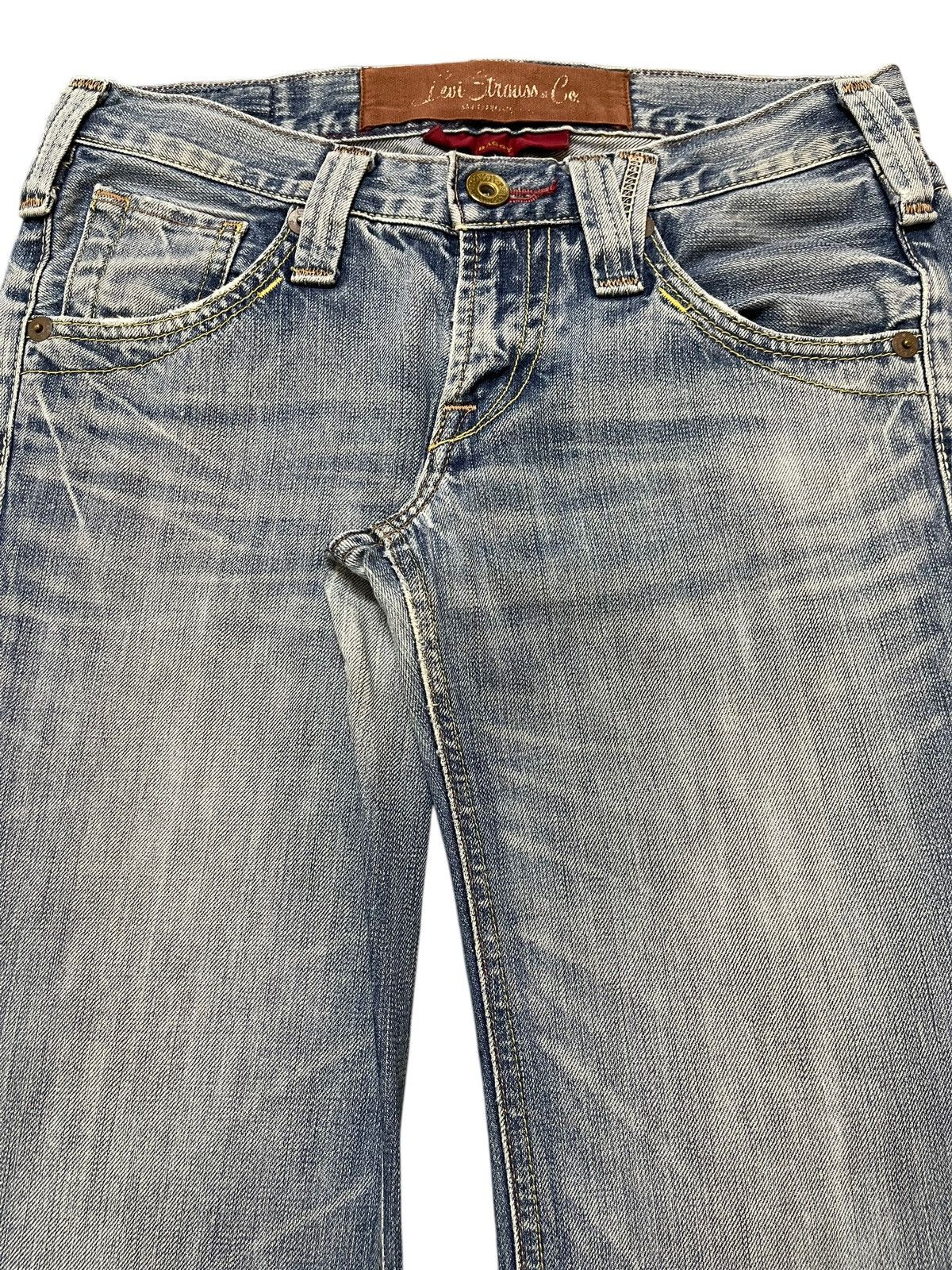 Levi's Vintage 90s Levis Faded Wash Style Wide Leg Baggy Jeans Size US 30 / EU 46 - 4 Thumbnail