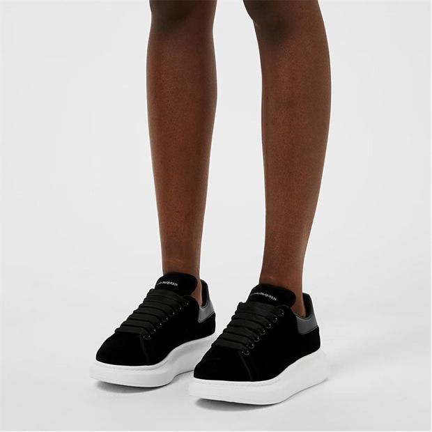 Alexander McQueen o1g2r1mq0824 Oversized Sneakers in Black & White Size US 8 / IT 38 - 5 Thumbnail