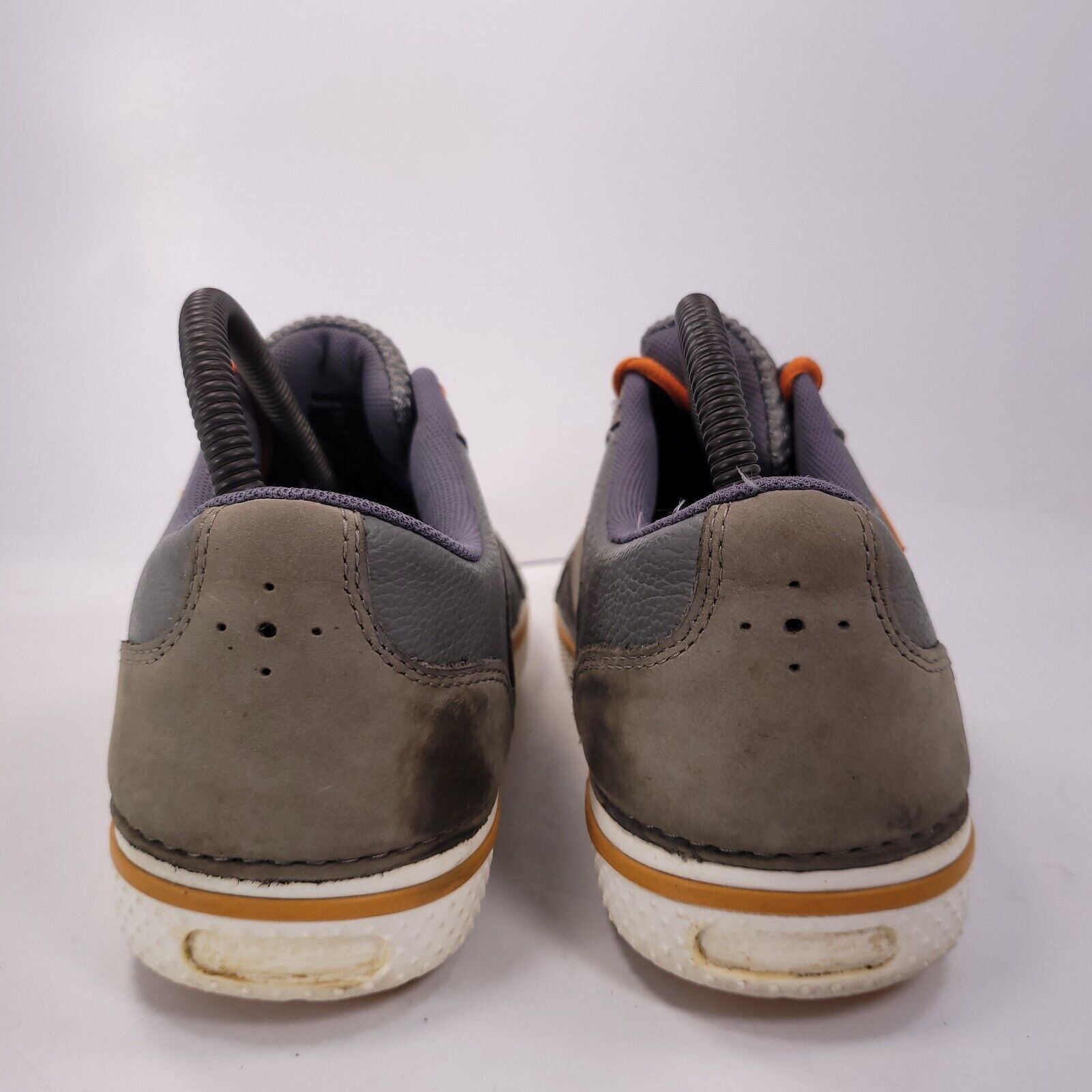 Crocs Crocs Athletic Leather Golf Shoe Mens Size 8 Gray Orange Size US 7 / EU 40 - 3 Thumbnail