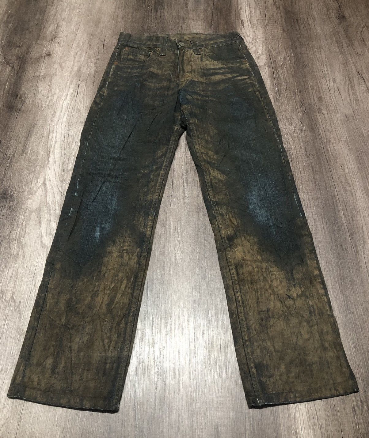 Le Grande Bleu (L.G.B.) Vintage Blue Way Denim Jeans Unisex Size US 28 / EU 44 - 19 Thumbnail