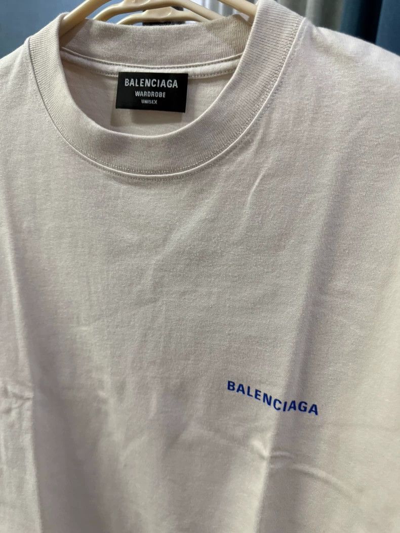 Balenciaga Balenciaga Letter Logo Print Crew Neck Pullover Short Slee Size US XS / EU 42 / 0 - 3 Thumbnail