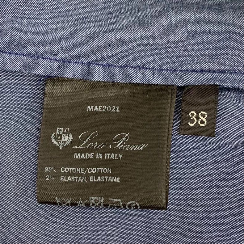 Loro Piana Loro Piana Deep blue cotton short-sleeved workwear jumpsui Size XS / US 0-2 / IT 36-38 - 7 Thumbnail
