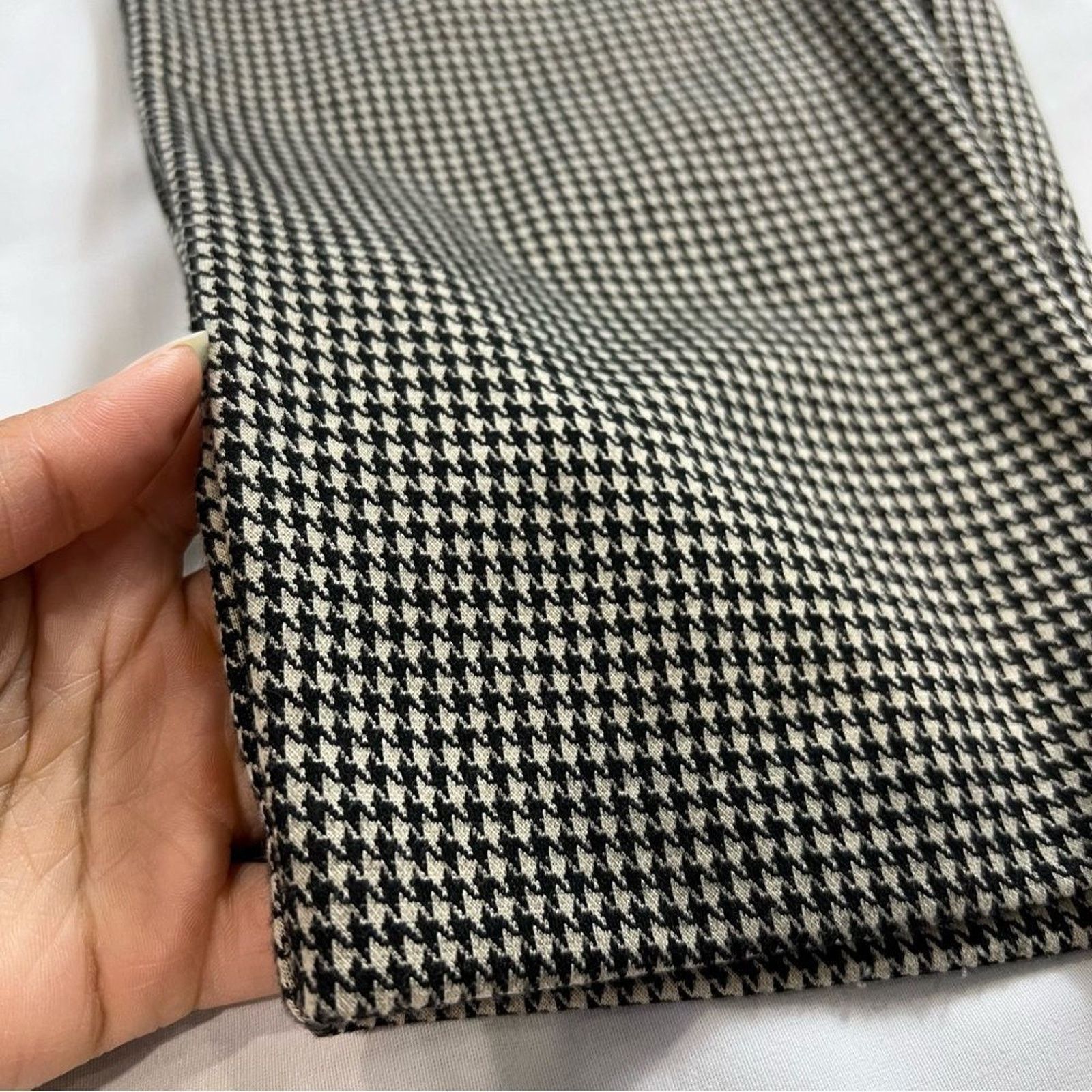 Nine West Nine West Women's Slacks XL Harringbone Black Tan Size 36" / US 14 / IT 50 - 7 Thumbnail