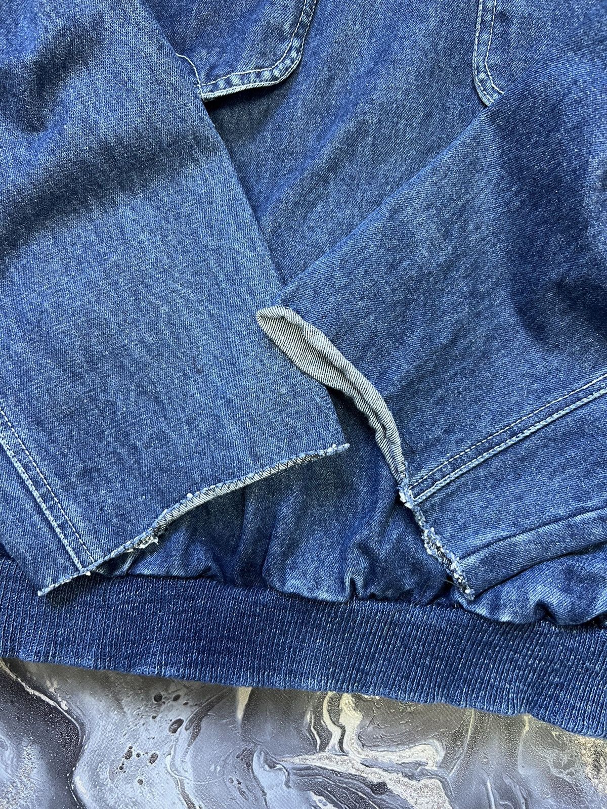 Japanese Brand × Vintage Y2K DENIM BOX FIT VINTAGE ANORAK JACKET RAP Size US M / EU 48-50 / 2 - 10 Thumbnail