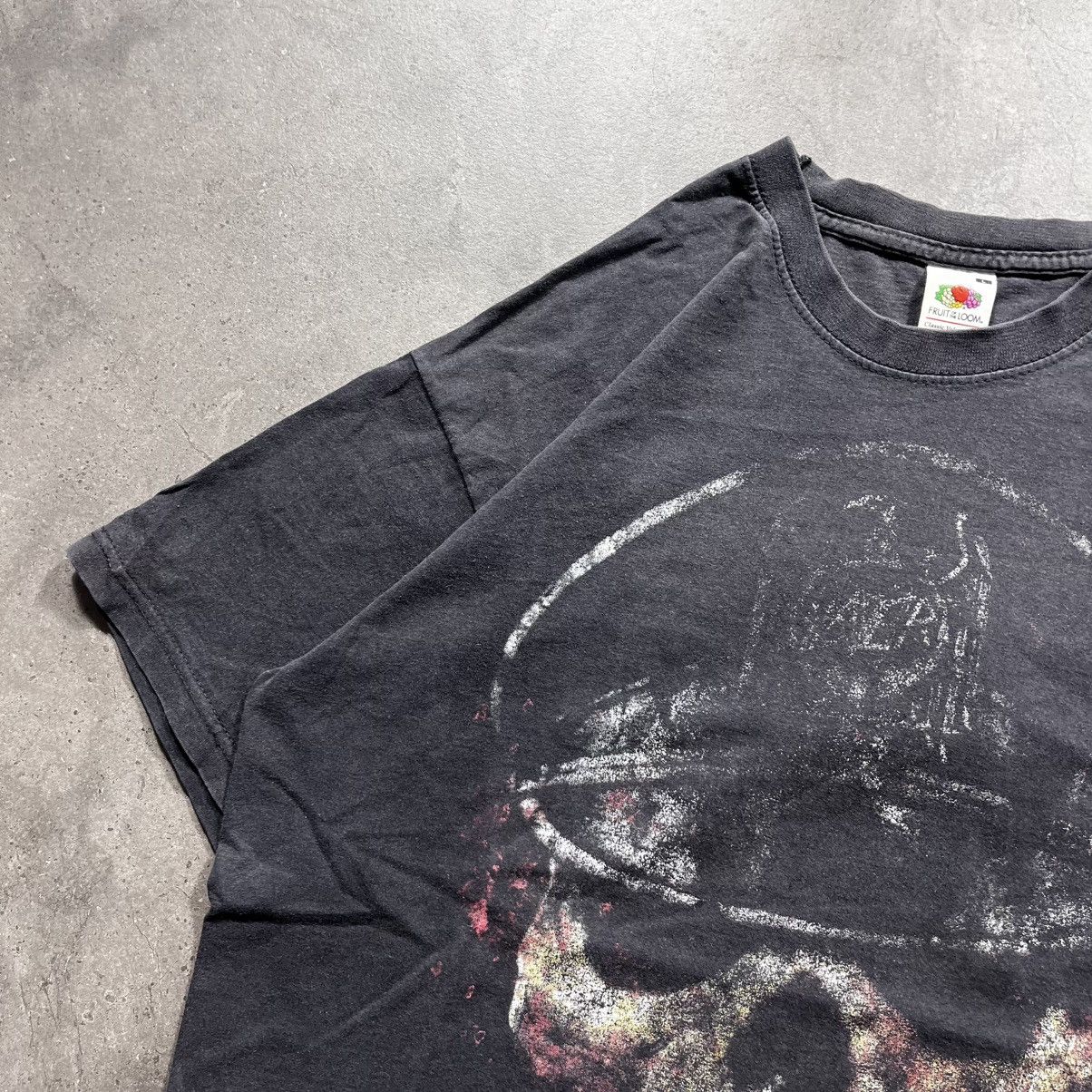 Vintage Vintage 00s Slayer sun faded rock metal band tshirt tee Size US L / EU 52-54 / 3 - 2 Thumbnail