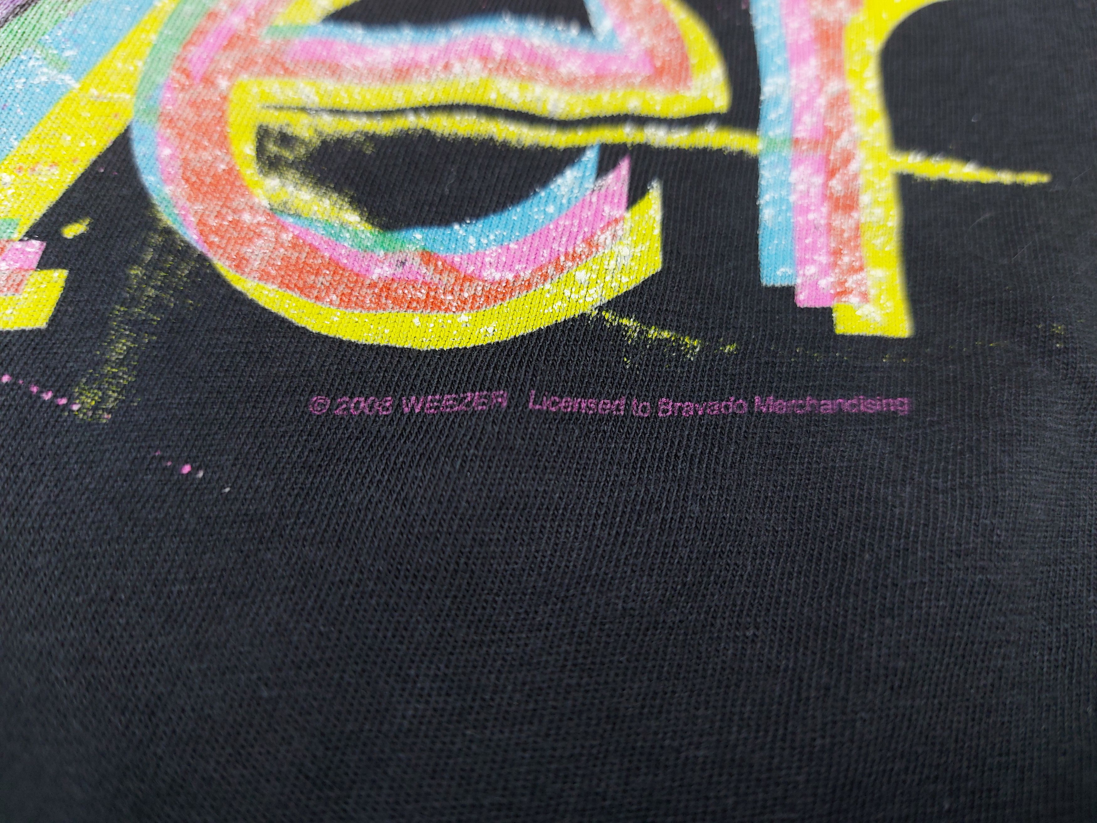 Band Tees Vintage 2008 Weezer Band Pop Punk Bravado Official TEE Size US L / EU 52-54 / 3 - 4 Thumbnail