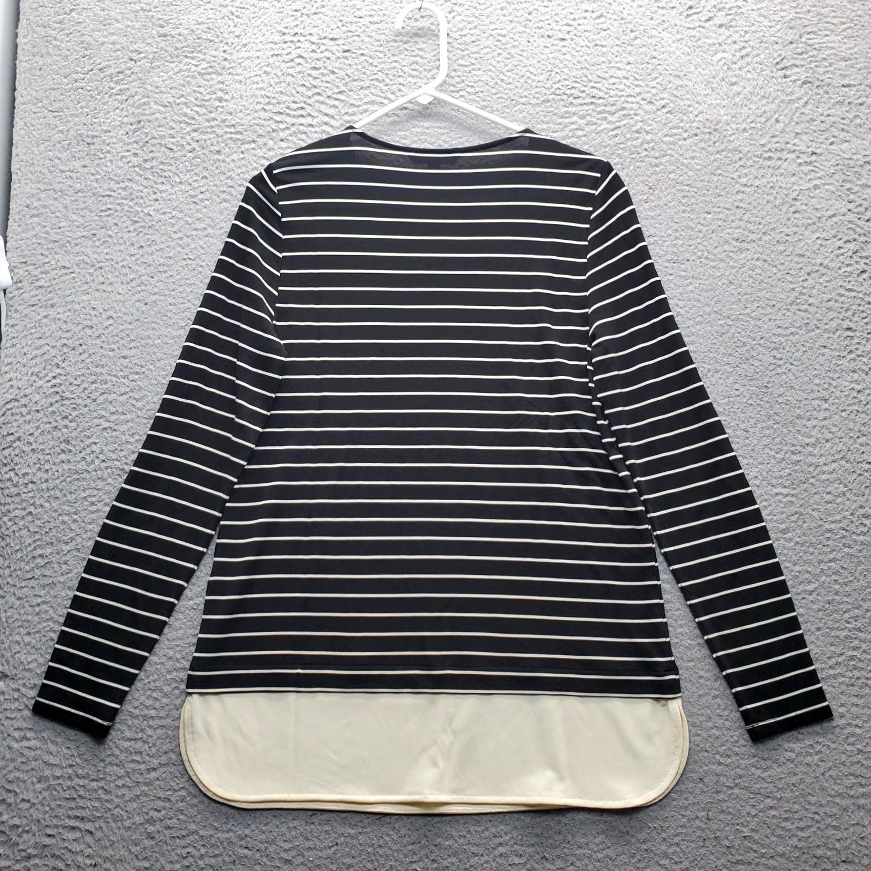 Ralph Lauren Lauren Ralph Lauren Blouse Top Women M Multi Horizontal Striped Long Sleeve Size M / US 6-8 / IT 42-44 - 2 Thumbnail