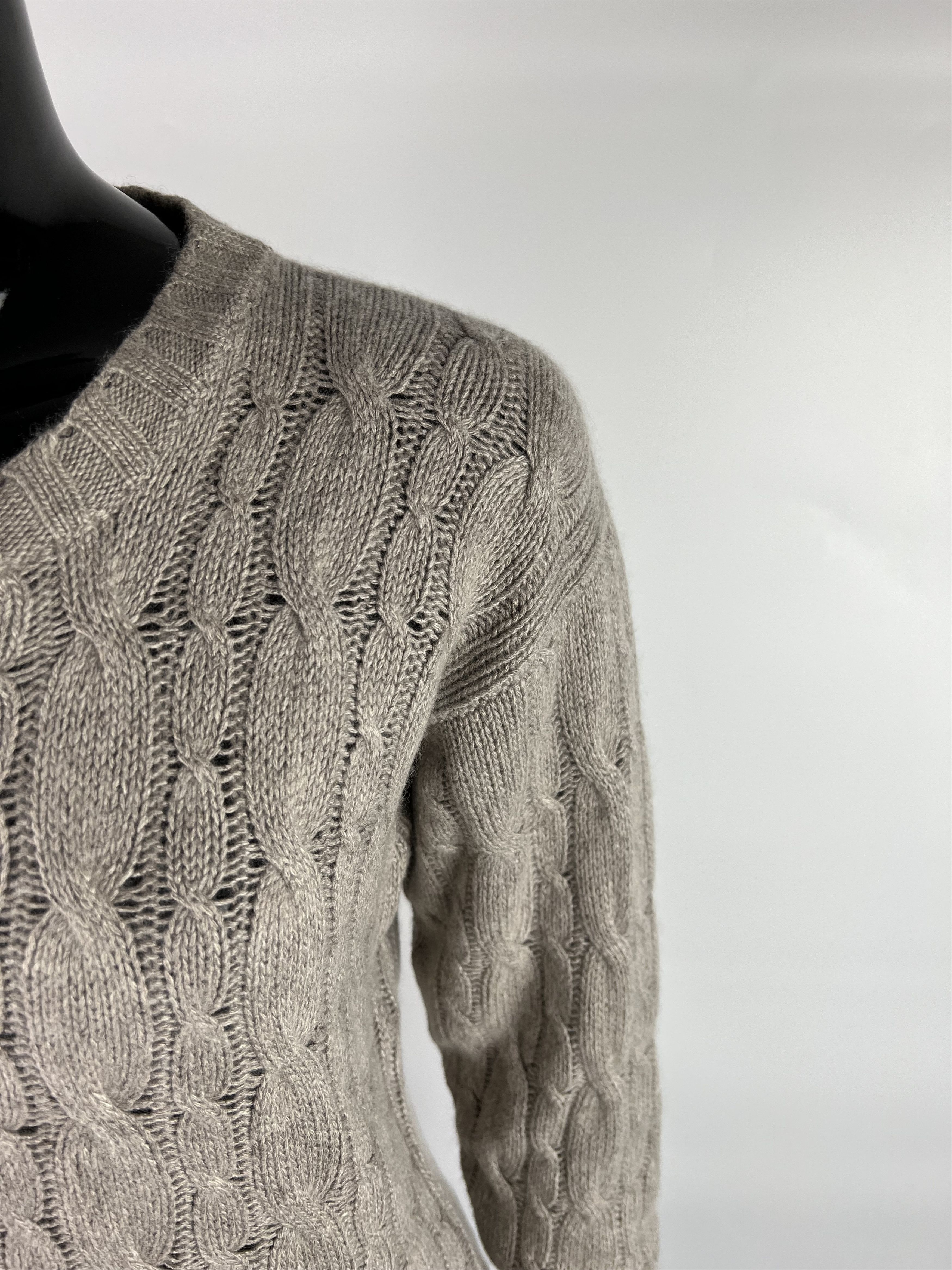 Aspesi Aspesi Basic Women's Cable Knit Cashmere Sweater Size S Size S / US 4 / IT 40 - 5 Thumbnail