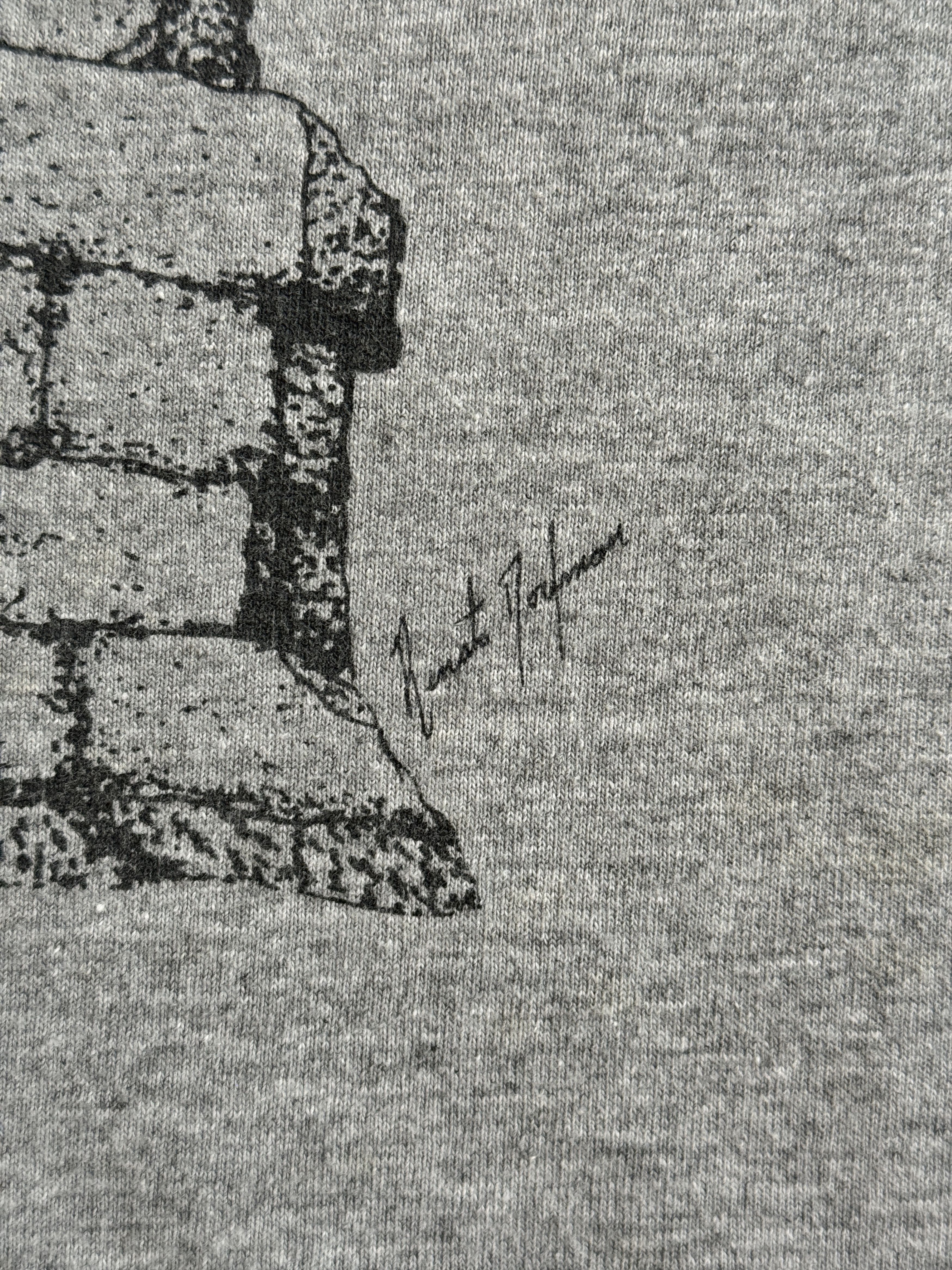Other Vintage Y2K Art Tee - Women / Brick Wall / Flower Graphic Size US L / EU 52-54 / 3 - 6 Thumbnail