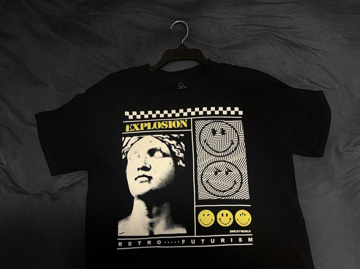 Other Retro Futurism Explosion T-Shirt – Streetwear Y2K Shirt Size US M / EU 48-50 / 2 - 2 Thumbnail