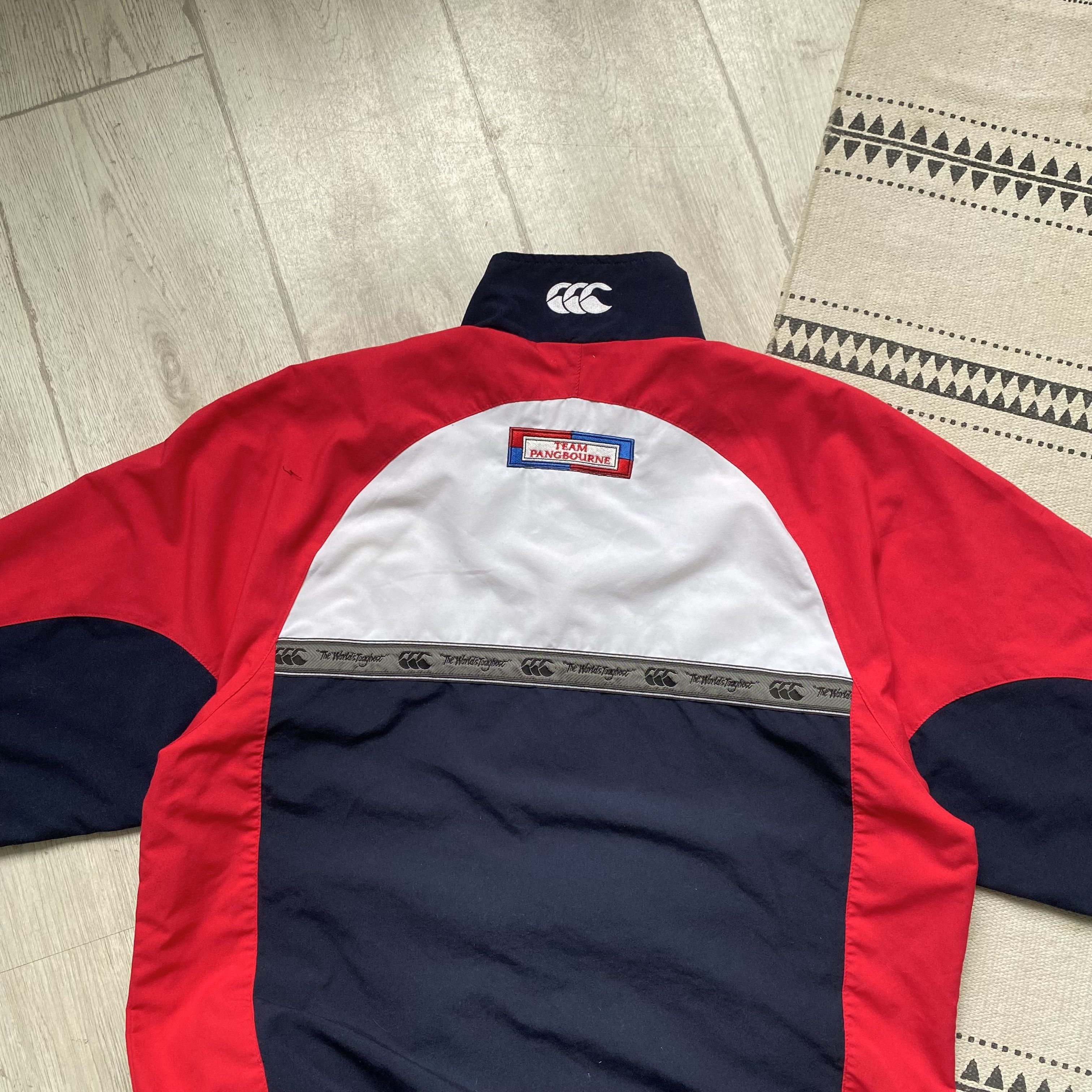 Canterbury of New Zealand Vintage 90s Canterbury Nylon track jacket England rugby Size US S / EU 44-46 / 1 - 9 Thumbnail