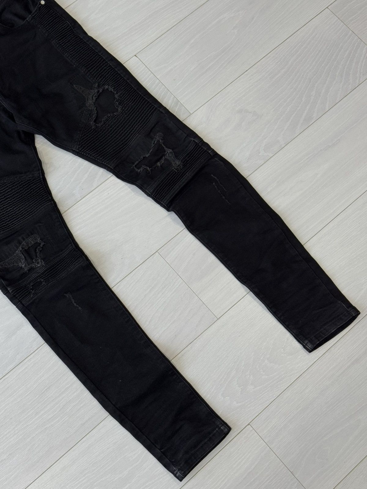 Represent Clo. Represent Clo. Ribbed Denim Slim Fit Distressed Jeans Size US 34 / EU 50 - 7 Thumbnail