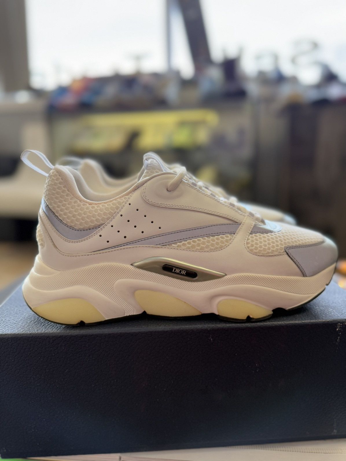 Dior Dior B22 White Low Top Sneakers Size 43EU/10US Size US 10 / EU 43 - 1 Thumbnail