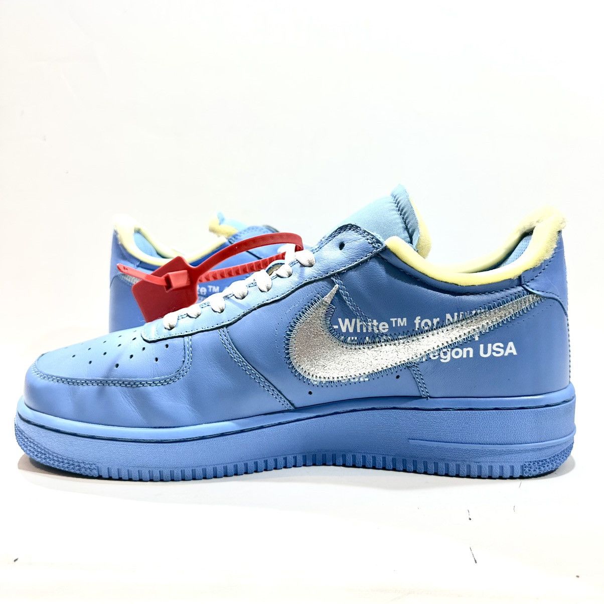 Nike × Off-White Nike Air Force 1 Low x Off-White MCA University Blue Size US 12 / EU 45 - 11 Thumbnail