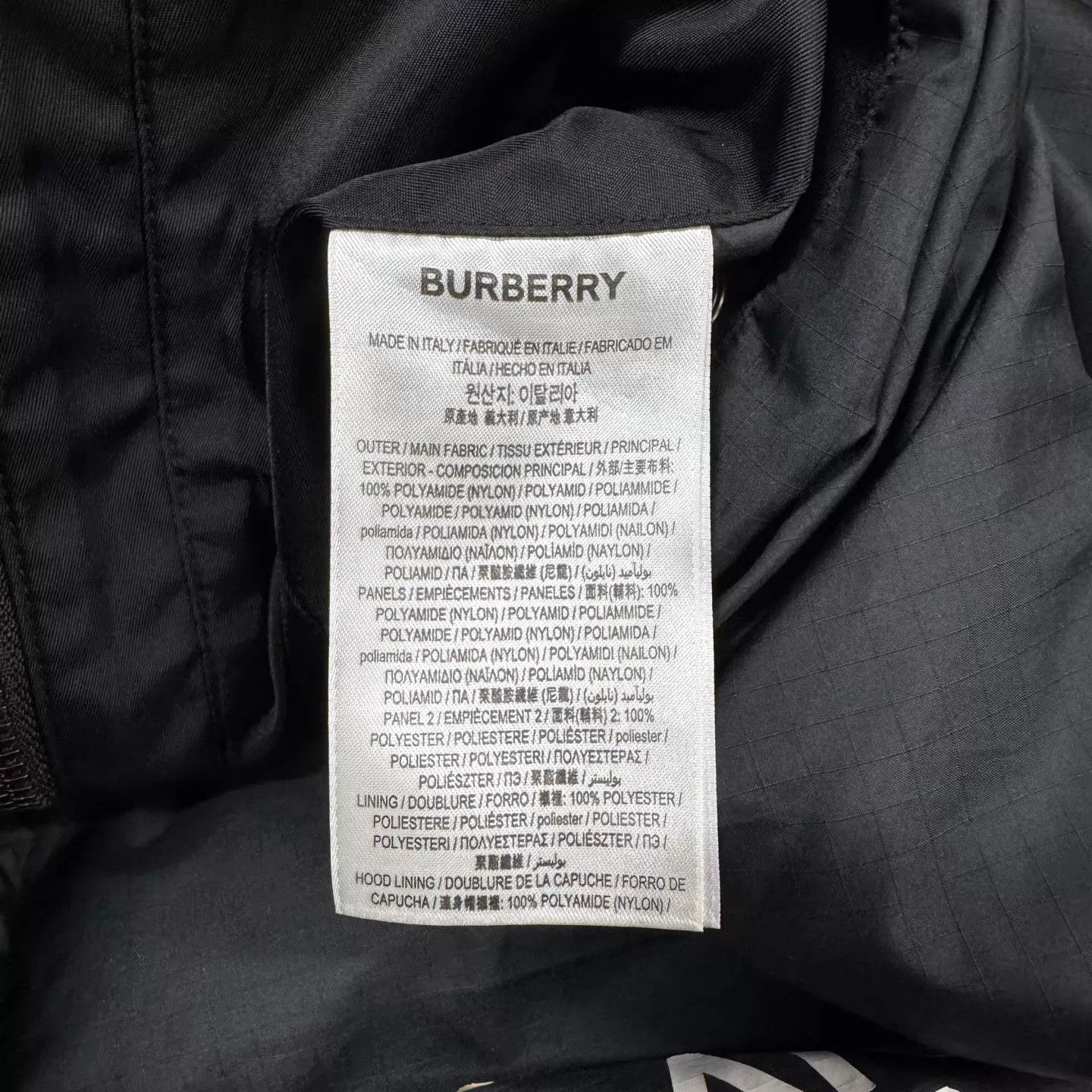 Burberry Burberry Nylon Padded Logo Print Jacket XL Size US XL / EU 56 / 4 - 7 Thumbnail